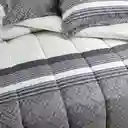 Expressions Comforter Estampado Para Cama Sencilla (150 X 230 Cm) Slash Rayas Gris. Incluye: 1 Funda 50 X 70 Cm + 5 Cm. Marca: . Sku 209200