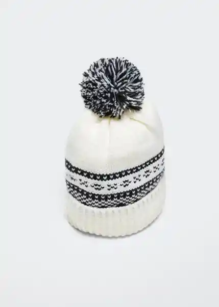 Gorro Barrie Off White Talla 20 Teen Niñas Mango