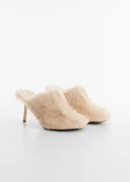 Zapatos Cream Beige Talla 36 Mujer Mango