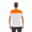 Marithé Francois Girbaud Camiseta Manga Corta Blanco/Naranja S
