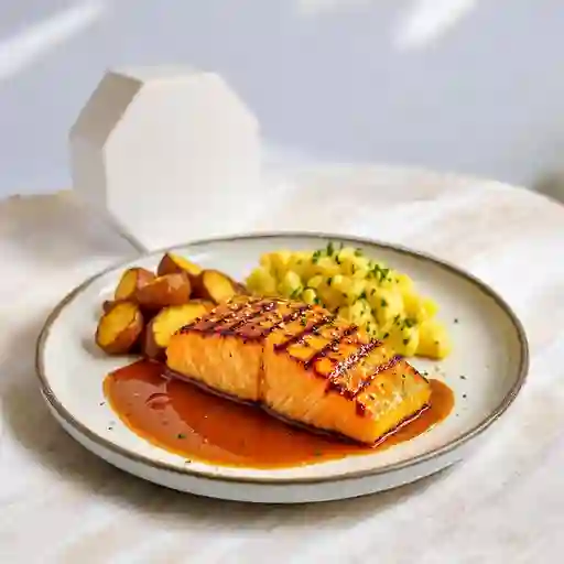 Salmon al josper