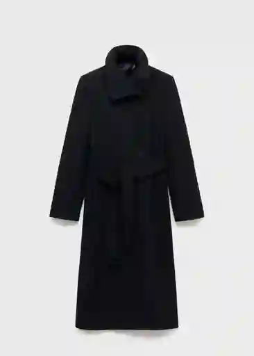 Abrigo Sirenita Negro Talla Xs Mujer Mango