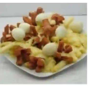 6Salchipapas Especial con 6 Poker