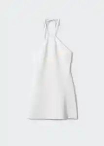 Vestido Bella Blanco Talla M Mujer Mango