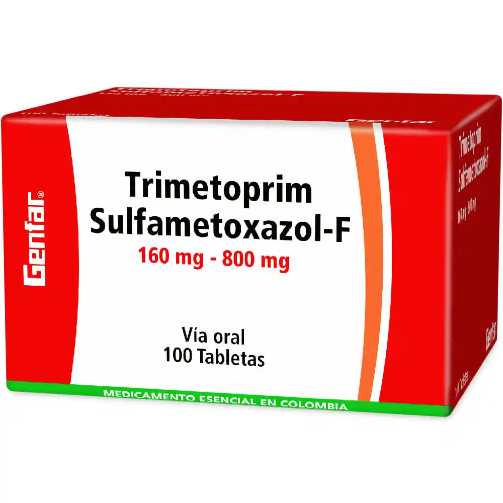 Genfar Trimetoprim Sulfametoxazol-F (160 mg / 800 mg)