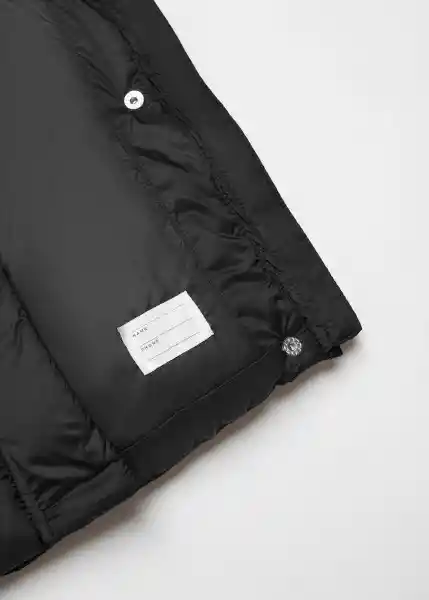 Chaleco Lola Negro Talla 08 Niñas Mango