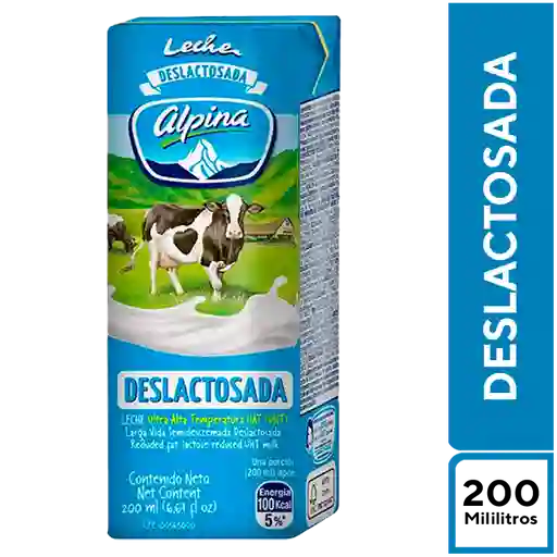 Alpina Leche Deslactosada 200 ml