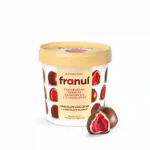 Franuí Frambuesa Bañada en Chocolate de Leche