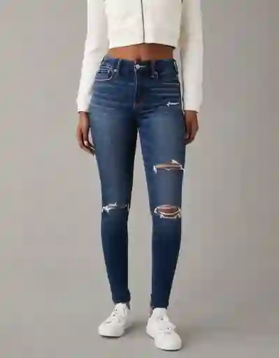 Jean High Jegging Mujer Azul Talla 8 American Eagle