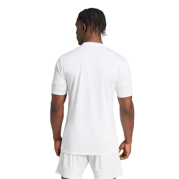 Adidas Camiseta Squa25 Jersey M de Equipo Fútbol Hombre Blanco S