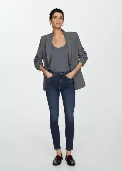 Jean Carla Tejano Oscuro Talla 36 Mujer Mango