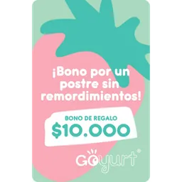 Bono regalo 10.000 cop