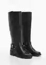 Botas Sonar Negro Talla 36 Mujer Mango