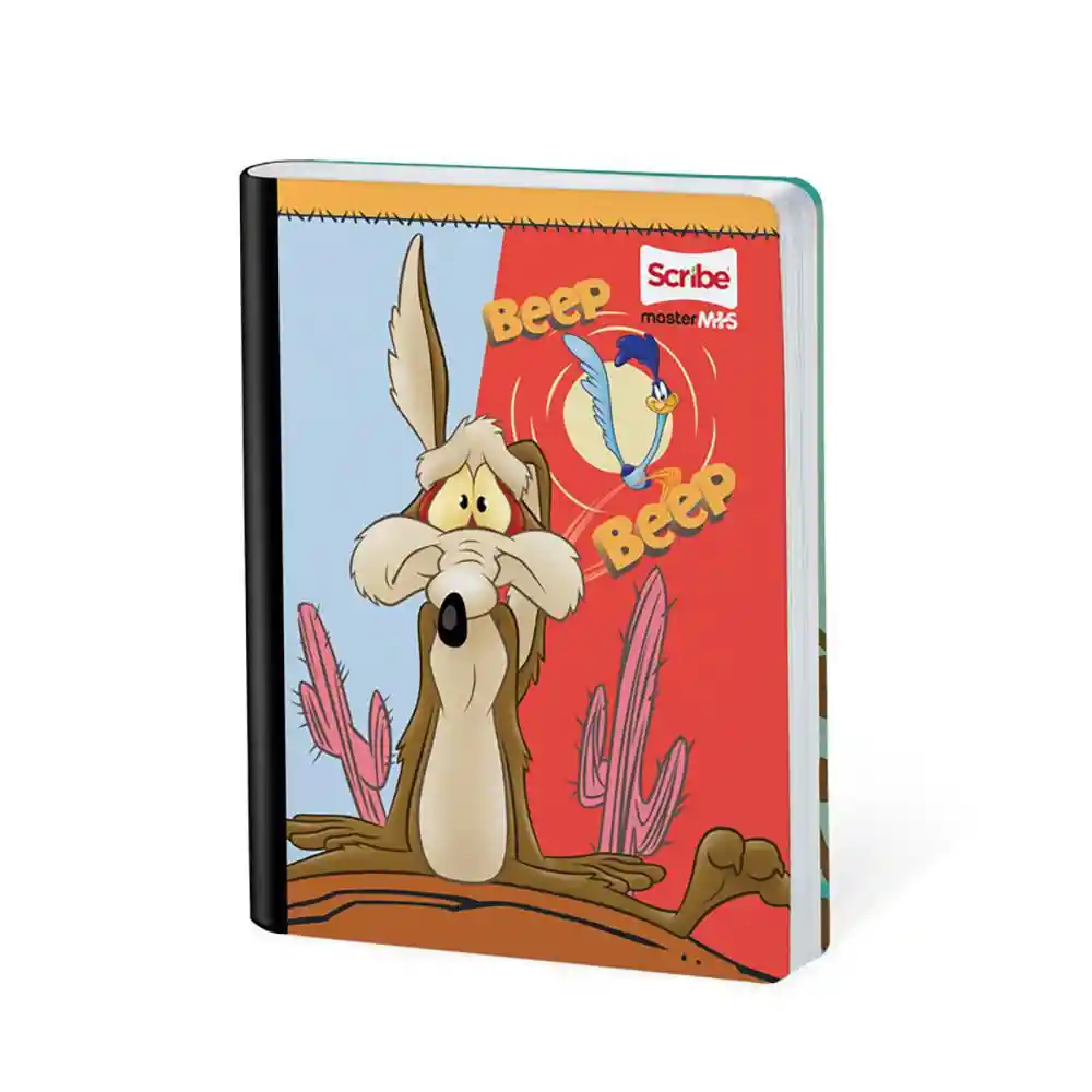 Scribe Cuaderno Cosido Medio Rayado Looney Tunes 100 Hojas