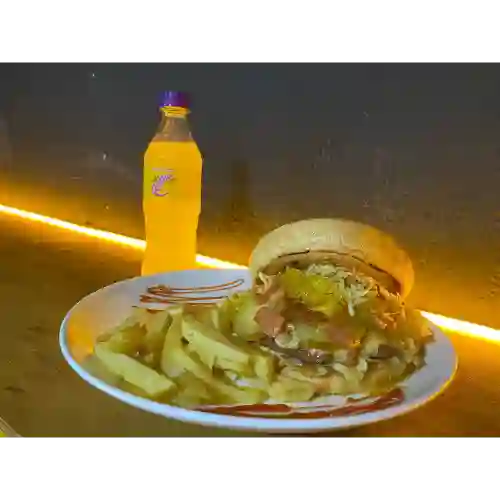 Hamburguesa Callejera con Gaseosa