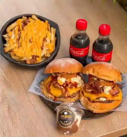 Super combo pareja fat daniels burger