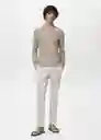 Jersey Antigua Beige Talla M Hombre Mango