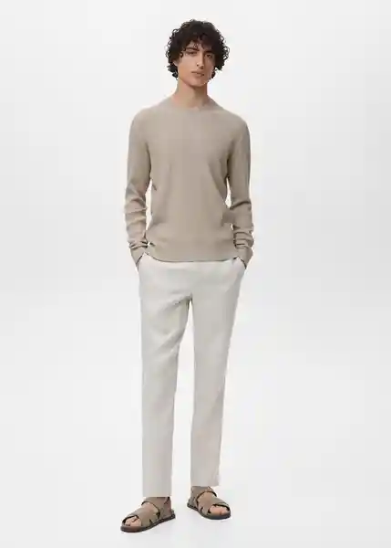 Jersey Antigua Beige Talla M Hombre Mango
