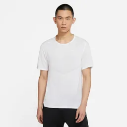 Nike Camiseta M Df Rise 365 Ss Para Hombre Blanco Talla M