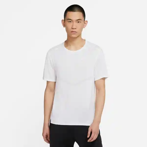 Nike Camiseta M Df Rise 365 Ss Para Hombre Blanco Talla M