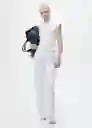 Top Juli Blanco Talla S Mujer Mango
