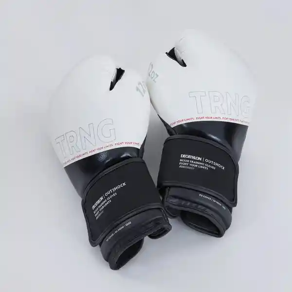 Outshock Guantes de Boxeo Para Entrenamiento de 8 Blanco 120 Talla 14 Oz