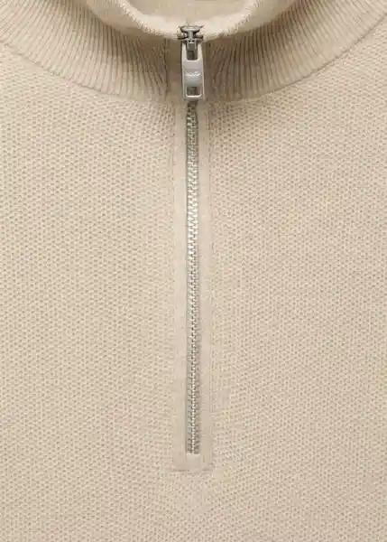 Jersey Tenp Beige Talla M Hombre Mango