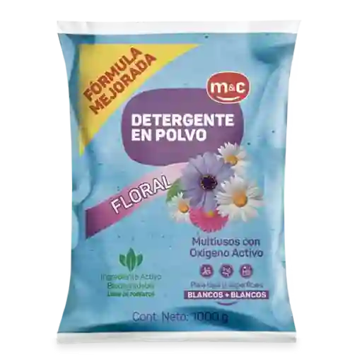 M&C Detergente Polvo Multiusos Floral