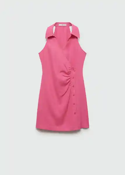 Vestido Cosy Rosa Talla 18 Mujer Mango