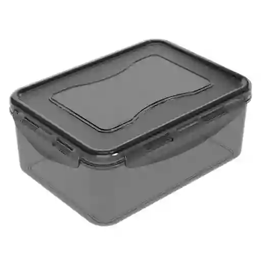 Novedades Plasticas Hermético Rectangular Keep go Humo 2.2 L