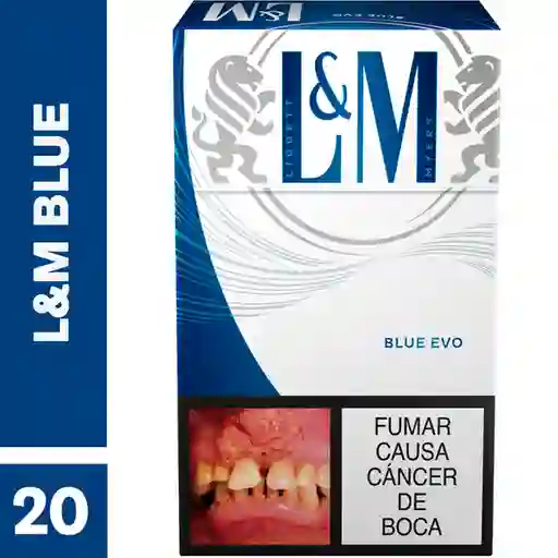 L&M Blue​ x 20 Cigarrillos