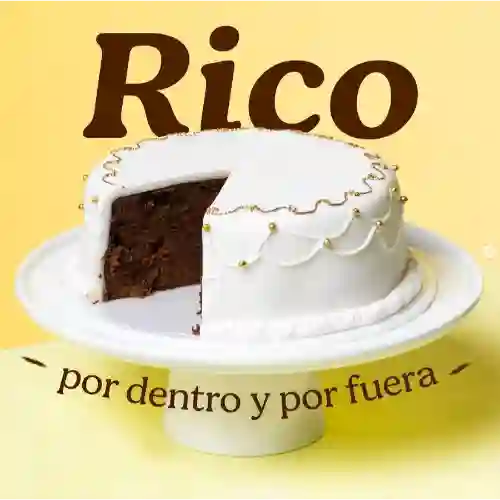 Torta Negra Decorada 18 Porc