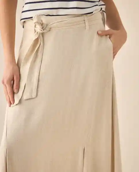 Falda Crudo Nevisca Claro Talla 12 643G004 Esprit