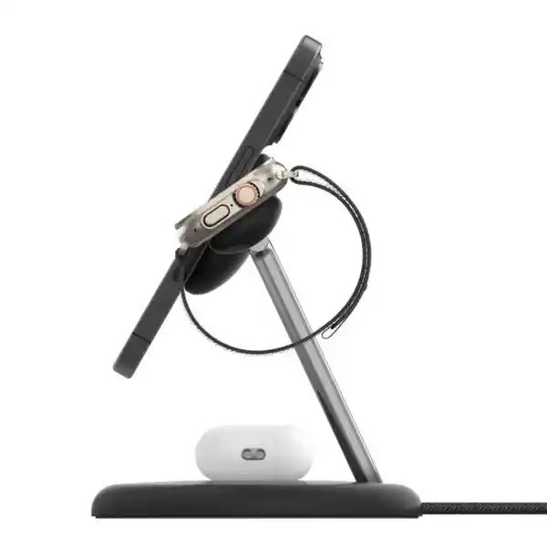 Belkin Base de Carga Qi2 3 en 1 15W Negro