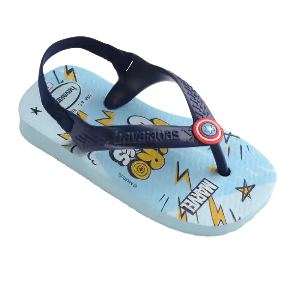 Sandalias Baby Marvel Azul Agua Talla 23 4147132 Havaianas