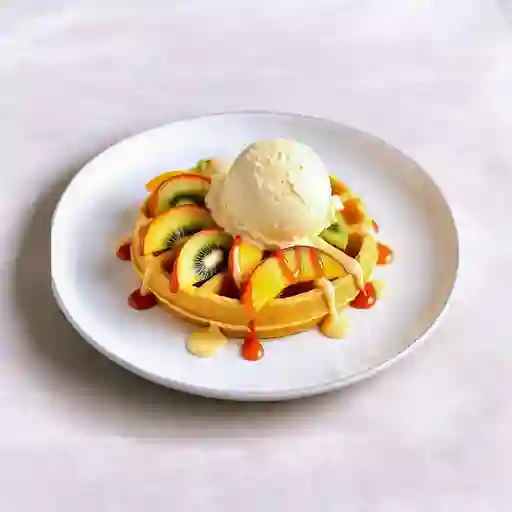 Waffle Frutal