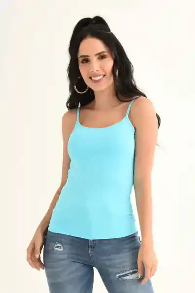 Top Penelope Color Azul Turquesa Talla M Ragged