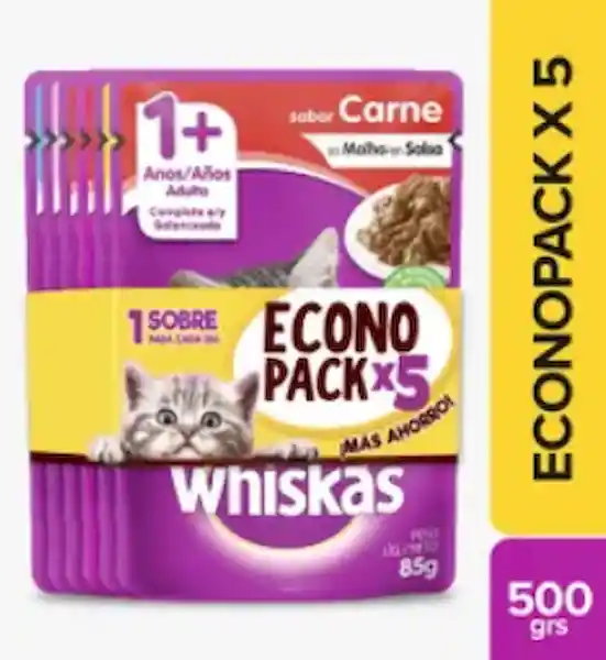 Whiskas Pack Alimento para Gato Húmedo