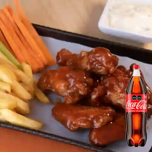 Combo Wings - Alitas X 26 + Coca Cola Original 1.5 L