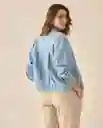 Chaqueta Azul Rivera Medio Talla S 623G005 Esprit