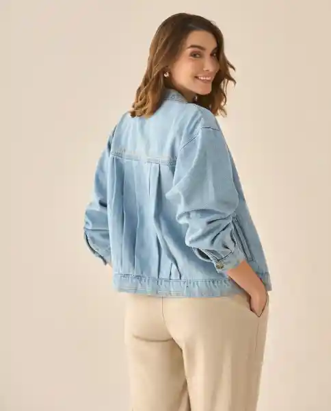 Chaqueta Azul Rivera Medio Talla S 623G005 Esprit