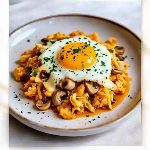 De Pollo Con Champinones