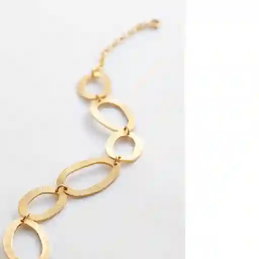 Collar Petra Oro Talla 99 Mujer Mango