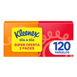 Pañuelo Facial Kleenex Cubo 2 x 60 Und