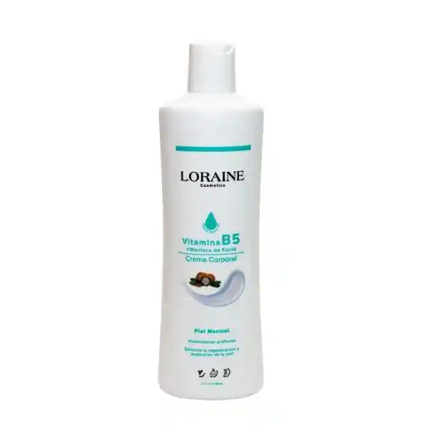 Loraine Cosmetics Crema Corporal Vitamina B5 + Manteca de Karité