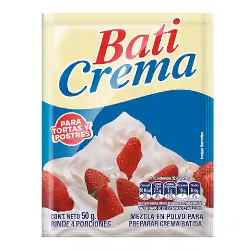 Bati Crema Mezcla en Polvo para Crema Batida