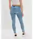 Jean Jegging Mujer Crop Azul Talla 00 Regular American Eagle