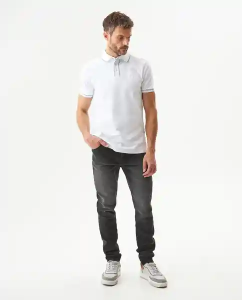 Camiseta Details Contrats Polo Blanco 0 Claro T L Chevignon