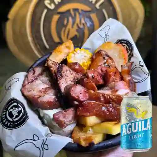 Combo la Cruji + Cerveza Aguila Light Lta 330ml