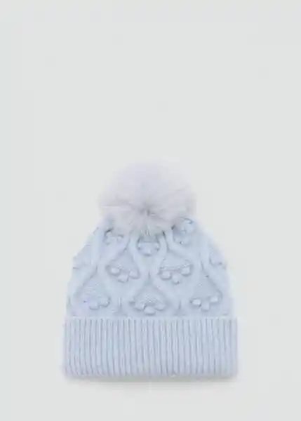 Gorro Rombusa Celeste Talla 57 Niñas Mango